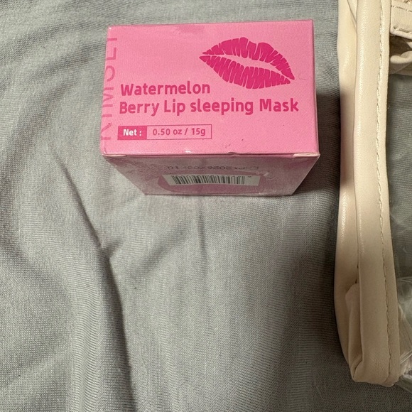 Clear Cosmetic Bag with Unopened Beauty Supplies - Picture 5 of 5